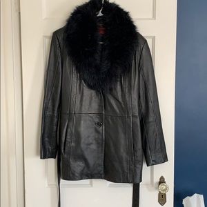 Wilson’s Insulated Lamb Leather Coat